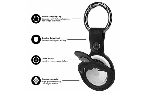 Case-Mate AirTag Keychain Case Black