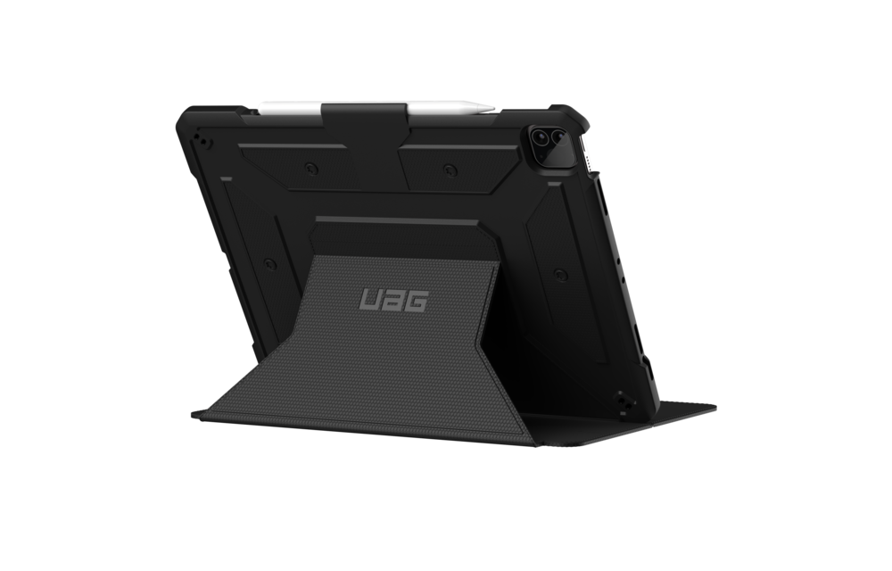UAG Metropolis Folio Case for iPad Pro 12.9” 4/5th Gen (M1) ONLY- Black w/ Pencil Storage APPLE SMART COVER/KEYBOARD COMPATIBLE