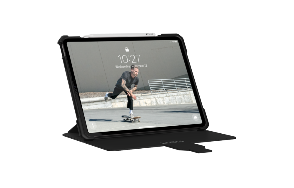 UAG Metropolis Folio Case for iPad Pro 12.9” 4/5th Gen (M1) ONLY- Black w/ Pencil Storage APPLE SMART COVER/KEYBOARD COMPATIBLE