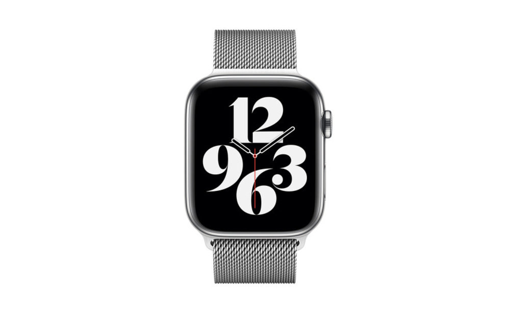 Apple Watch Band 44mm Silver Milanese Loop Band (150-200mm)