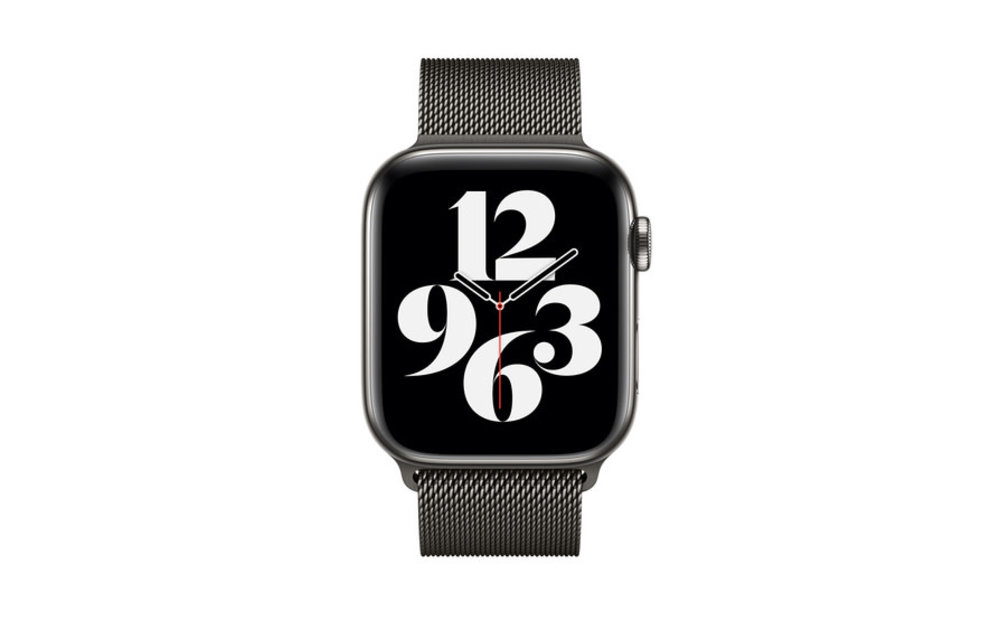 Apple Watch Band 44mm Graphite Milanese Loop Band (150-200mm)