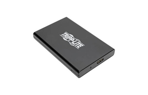 Tripp Lite USB 3.0 SuperSpeed External 2.5 in. SATA Hard Drive Enclosure with Built-In Cable and UASP Support
