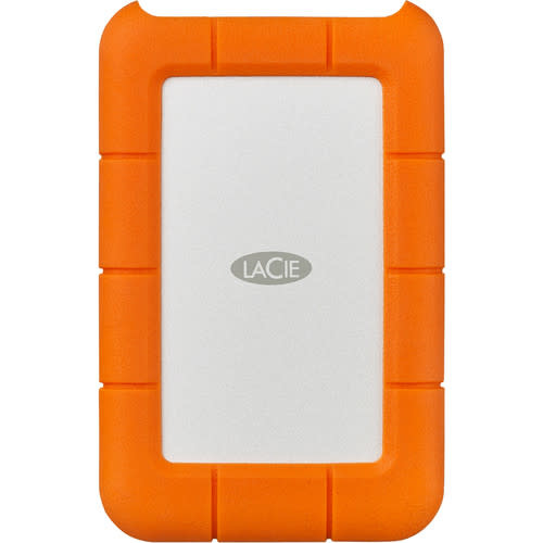 LaCie 2TB Rugged USB-C External Hard Drive (includes USB-C to USB-C cable ONLY)