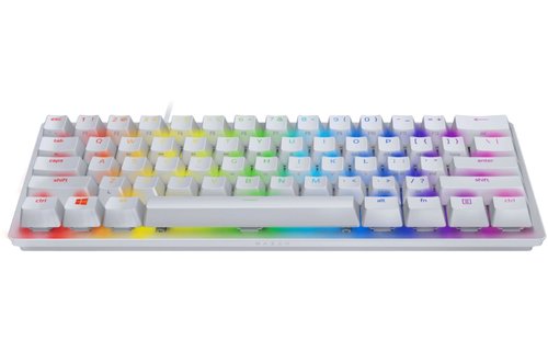 Razer Huntsman Mini 60% Wired Gaming Linear Optical Switch Keyboard with RGB Chroma Backlighting - Mercury