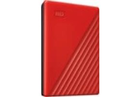 Western Digital 2TB My Passport USB 3.0 Portable External Hard Drive - Red
