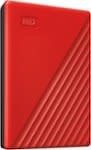 Western Digital 2TB My Passport USB 3.0 Portable External Hard Drive - Red