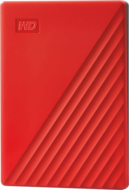 Western Digital 2TB My Passport USB 3.0 Portable External Hard Drive - Red