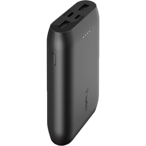 Belkin BOOST↑CHARGE™ w/USB-C Multi-Port Power Bank (10,000 mAh, Black)