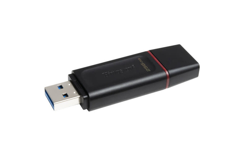 Kingston DataTraveler Exodia USB3.2 Gen 1 100 MB/s Flash Drive with Protective Cap and Keyring - 256GB
