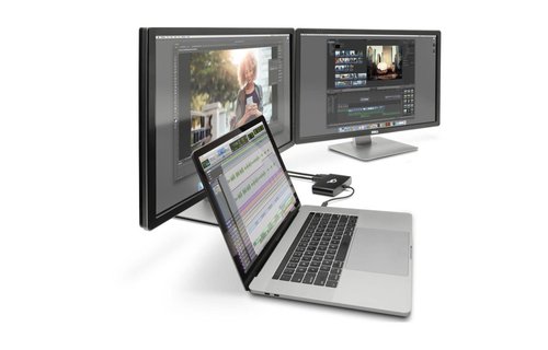 OWC 5-Port Thunderbolt 3 mini Dock - 2 x HDMI, 1 x USB 3, 1 x USB 2, Ethernet 1000BT, 2 Year OWC Limited Warranty - Bus Powered, No M2 support  No laptop charging