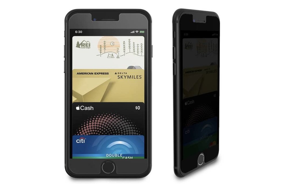 ZAGG InvisibleShield Glass + Privacy Screen Protector for iPhone SE 2022/2020/8/7/6s/6