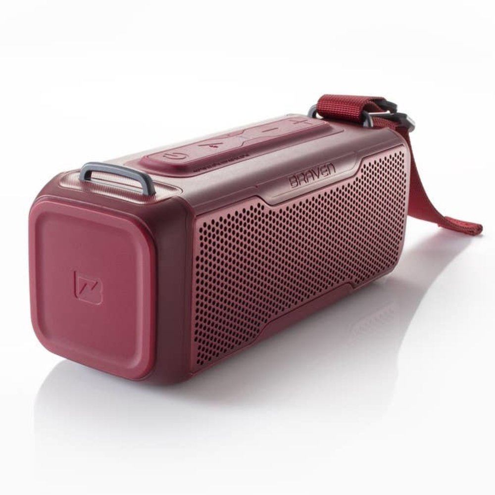 Braven BRV-X2 Rugged Waterproof Bluetooth Speaker Red