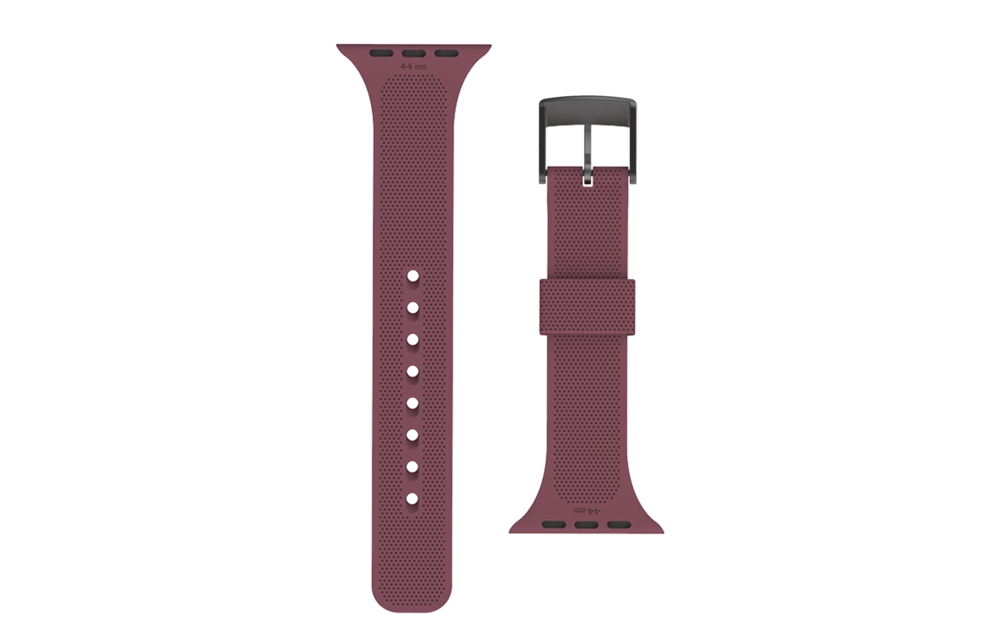UAG [U] Dot Silicone Strap  for Apple Watch 42/44/45mm - Aubergine