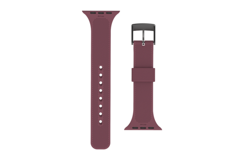 UAG [U] Dot Silicone Strap  for Apple Watch 42/44/45mm - Aubergine