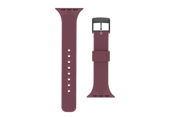UAG [U] Dot Silicone Strap  for Apple Watch 42/44/45mm - Aubergine