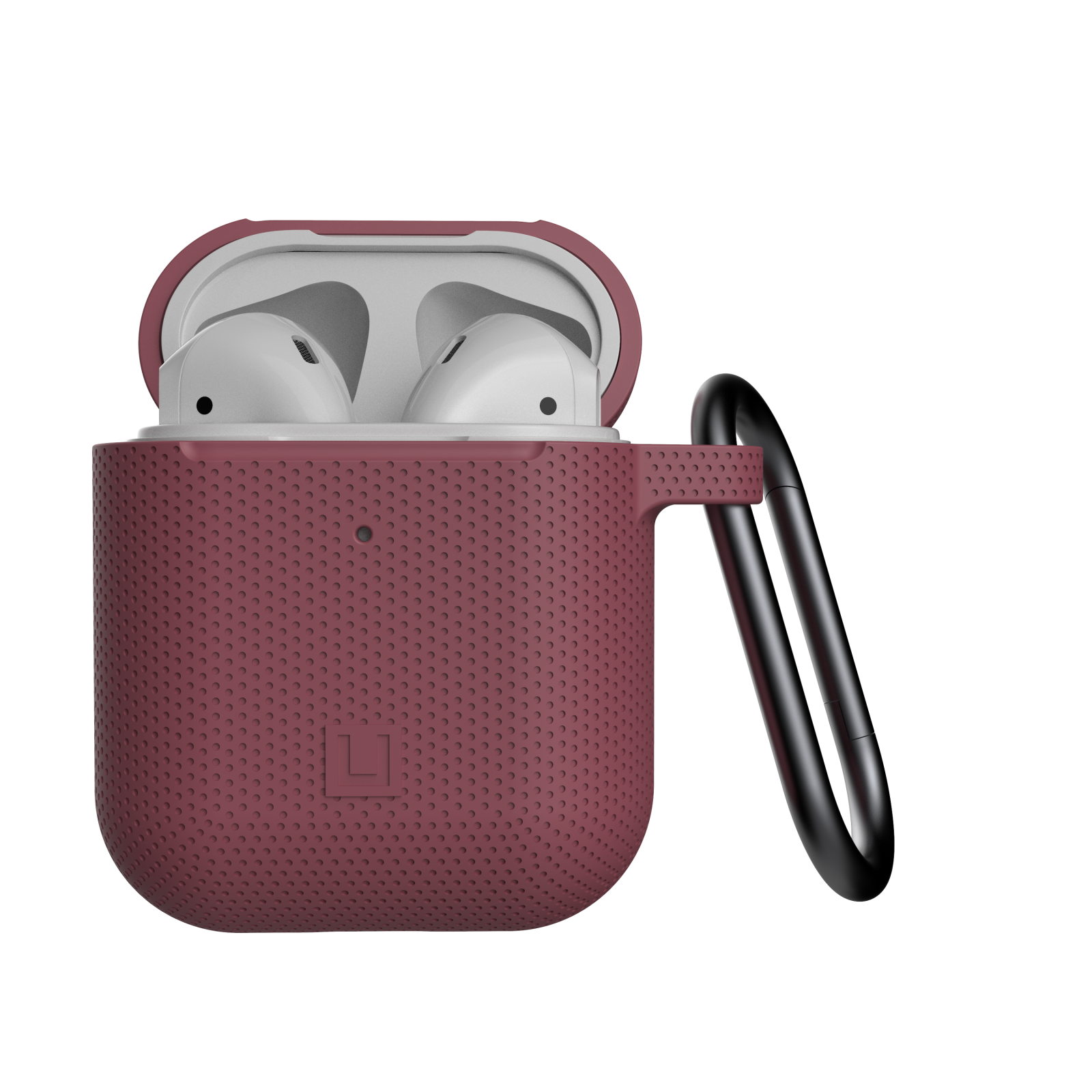 UAG {U} Dot Silicone Case for AirPods 1/2 Gen  ONLY- Aubergine