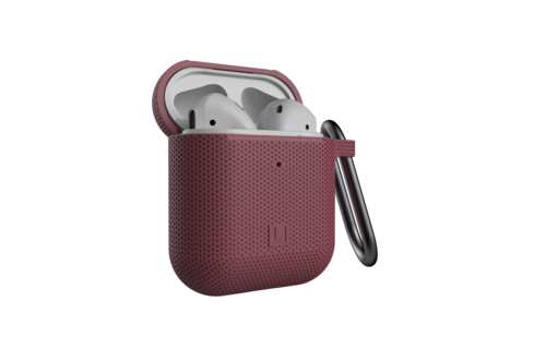 UAG {U} Dot Silicone Case for AirPods 1/2 Gen  ONLY- Aubergine