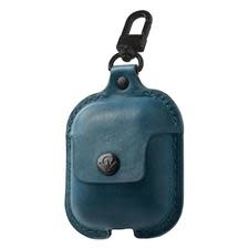 12 South AirSnap Leather Road Case for AirPods 1st/2nd gen - Teal NOT COMPATIBLE WITH AIRPODS PRO