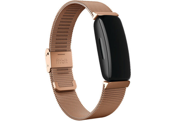 Fitbit Inspire2 Metal Mesh Accessory Band Rose Gold Stainless Steel WHILE SUPPLIES LAST