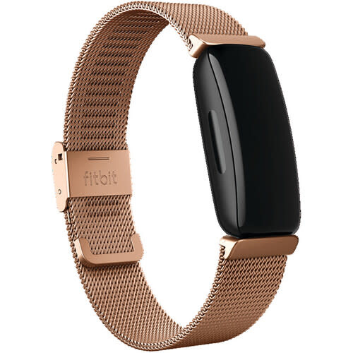 Fitbit Inspire2 Metal Mesh Accessory Band Rose Gold Stainless Steel WHILE SUPPLIES LAST