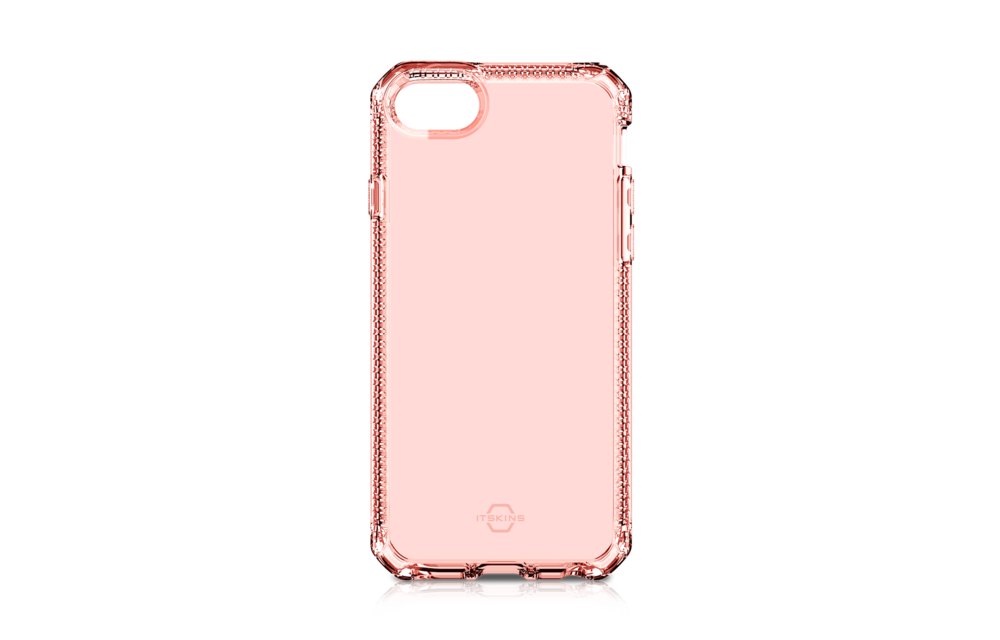 ItSkins Spectrum Clear Case for iPhone SE 2020/8/7/6s/6 - Coral