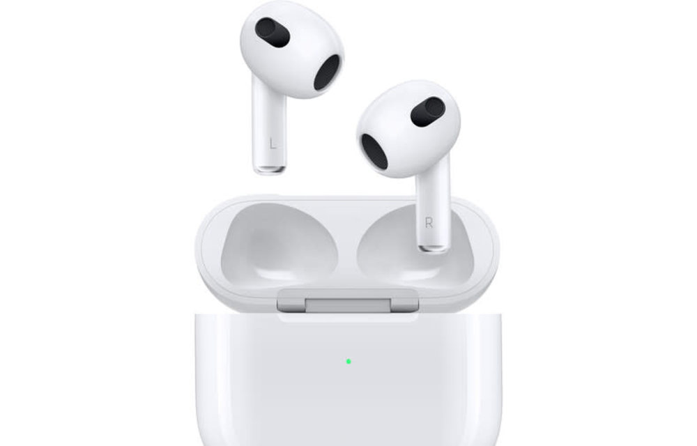 Apple Airpods (Gen 3) with Wireless Charging Case (Compatible with iOS 12.2 or later) (No returns once opened for In-Ear devices)