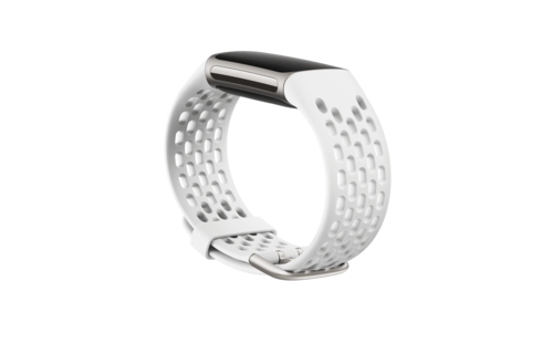 Fitbit Charge 5 Accessory Sport Band Frost White - Large