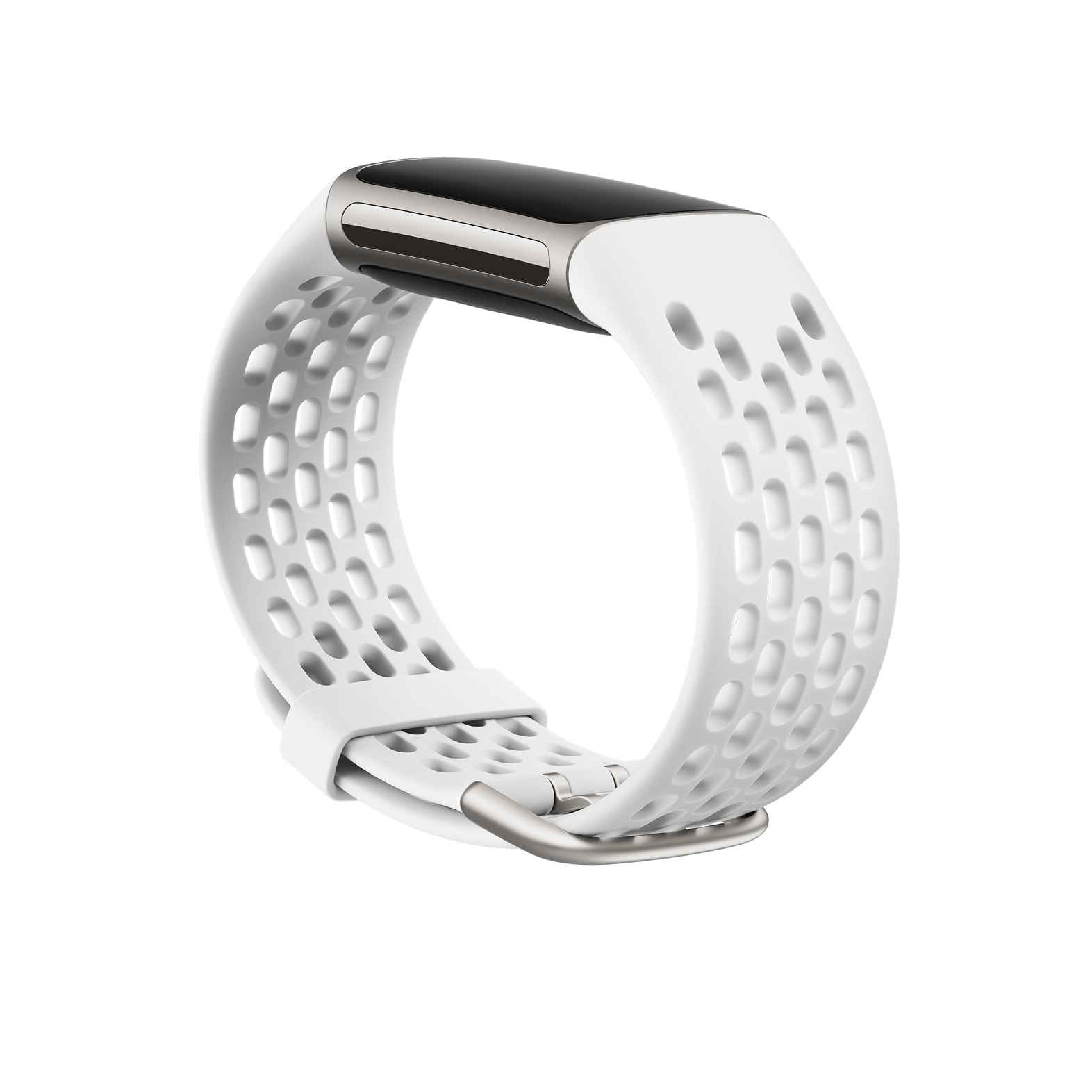 Fitbit Charge 5 Accessory Sport Band Frost White - Small