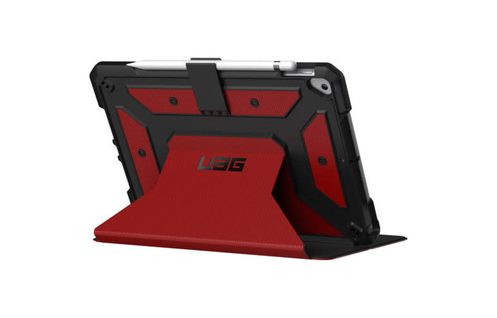 UAG Metropolis Folio Case iPad Pro 11" 1/2/M1gen iPad Air4 10.9 Magma Red NOT Compatible /w Smart Keyboard Folio or Magic Keyboard