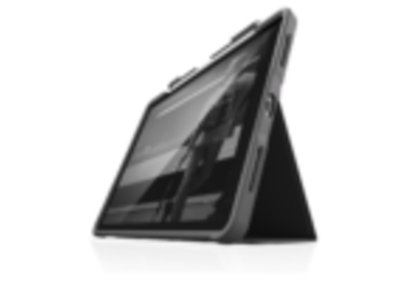 STM DUX Plus Case for iPad Pro 11” 1/2/3M1/4M2 gen Black w/ Pencil Storage NOT COMPATIBLE with SMART KEYBOARD OR COVER