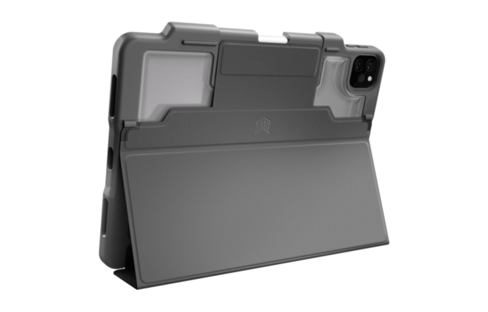 STM DUX Plus Case for iPad Pro 12.9” 3/4/5 (M1) gen Black w/ Pencil Storage NOT COMPATIBLE with SMART KEYBOARD OR COVER