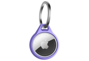 ItSkins Air Solid Cover Keychain for AirTag Light Purple