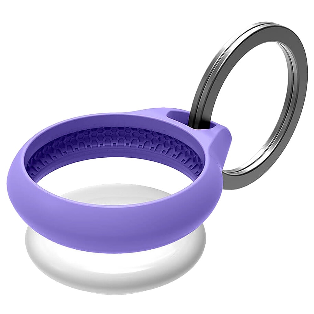 ItSkins Air Solid Cover Keychain for AirTag Light Purple