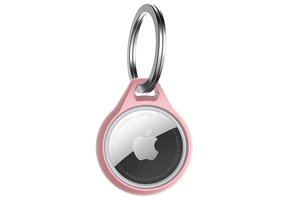 ItSkins Air Solid Cover Keychain for AirTag Light Pink