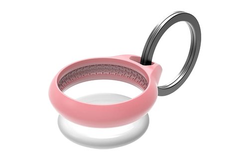 ItSkins Air Solid Cover Keychain for AirTag Light Pink