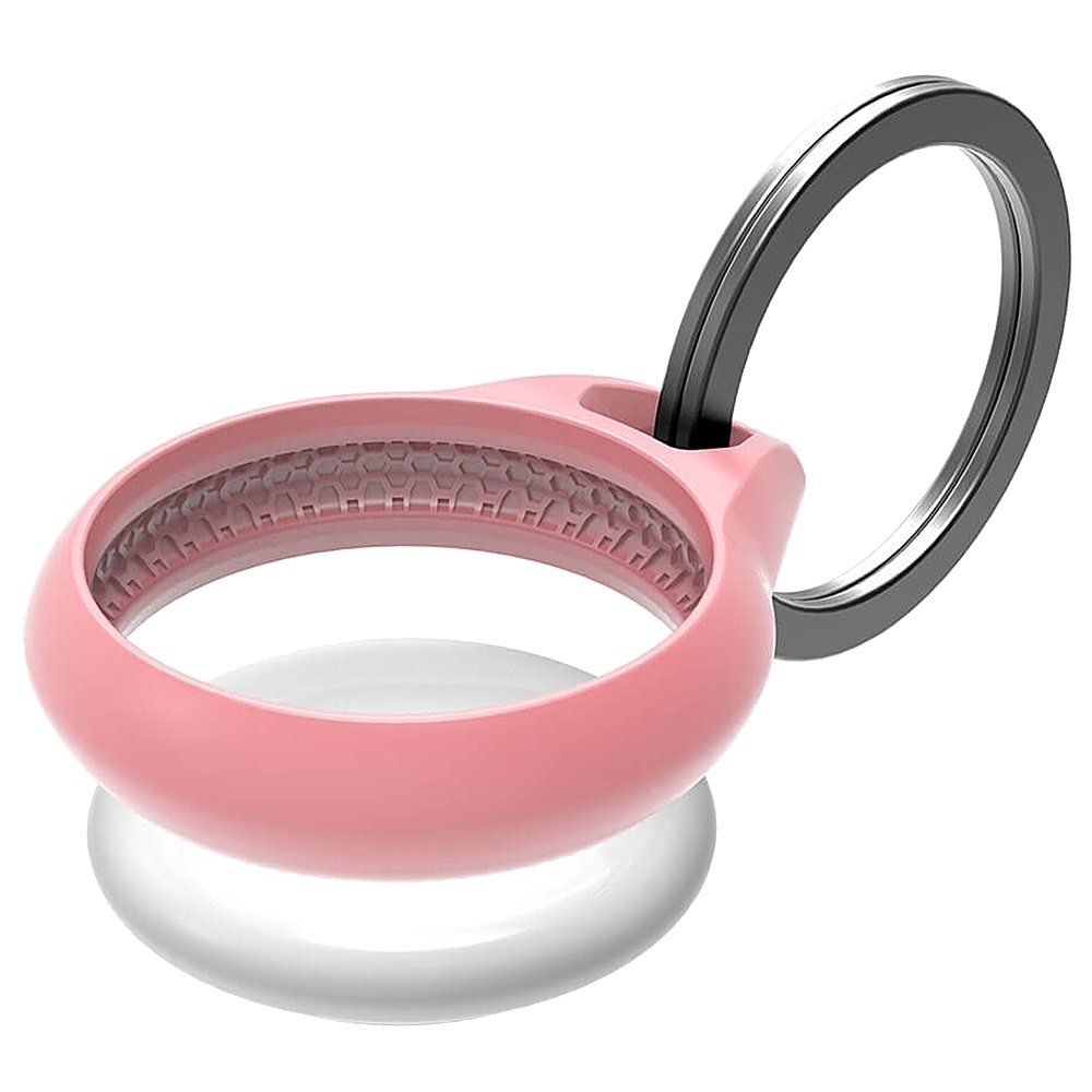 ItSkins Air Solid Cover Keychain for AirTag Light Pink