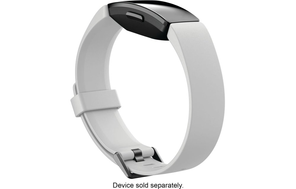 Fitbit InspireHR, Inspire, Ace2 Classic Accessory Band White Large WHILE SUPPLIES LAST