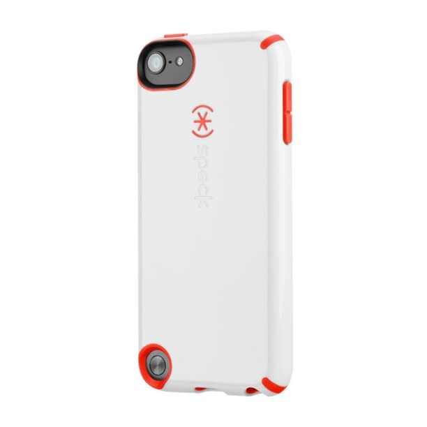 Speck Candyshell Case for iPod touch 6/5 - White/Warning Orange WHILE SUPPLIES LAST