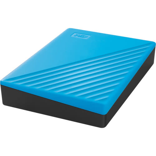 Western Digital 4TB My Passport USB 3.0 Portable External Hard Drive - Blue