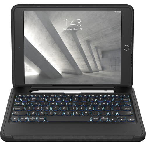ZAGG Rugged Messenger Wireless Keyboard Folio Case for iPad 10.2”