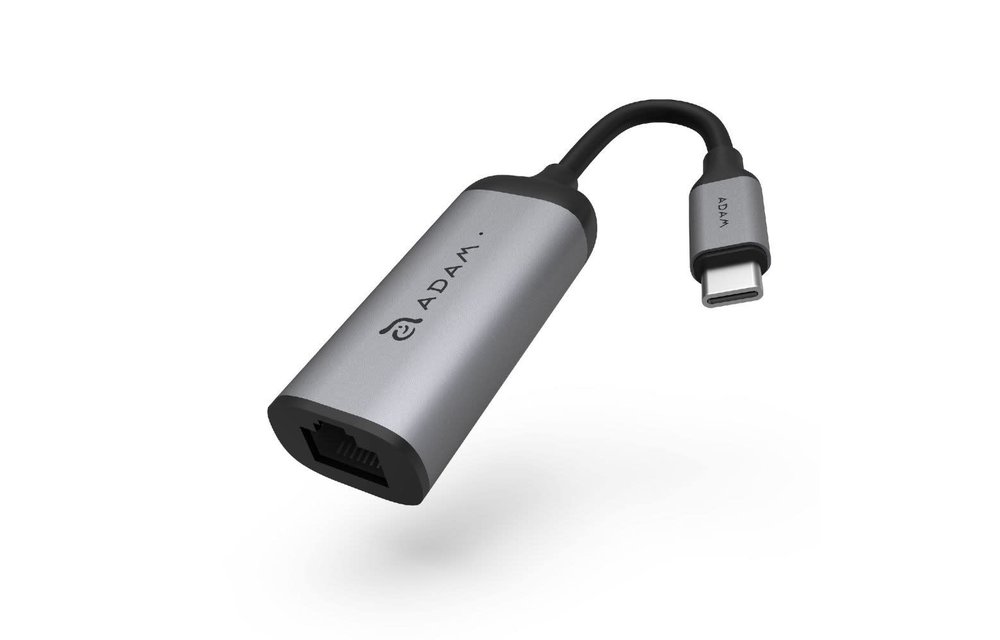 Adam Elements CASA e1 USB-C to Gigabit Ethernet Adapter - Space Gray