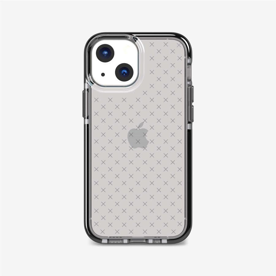 Tech21 Evo Check Case for iPhone 13/12 Mini Smokey Black