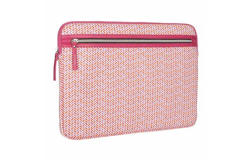 Targus Arts Edition 13" to 14" Sleeve Herringbone Coral WHILE SUPPLIES LAST