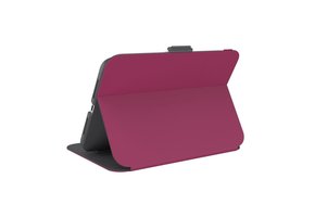 Speck Balance Folio with Microban for iPad mini 6 - Very Berry Red/Slate Gray