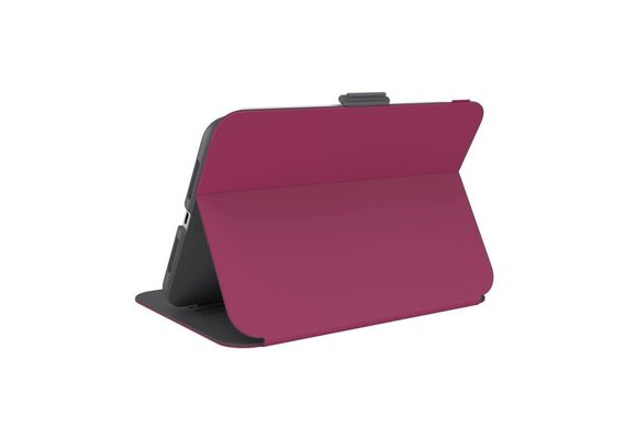 Speck Balance Folio with Microban for iPad mini 6 - Very Berry Red/Slate Gray