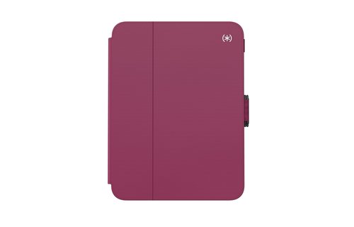 Speck Balance Folio with Microban for iPad mini 6 - Very Berry Red/Slate Gray