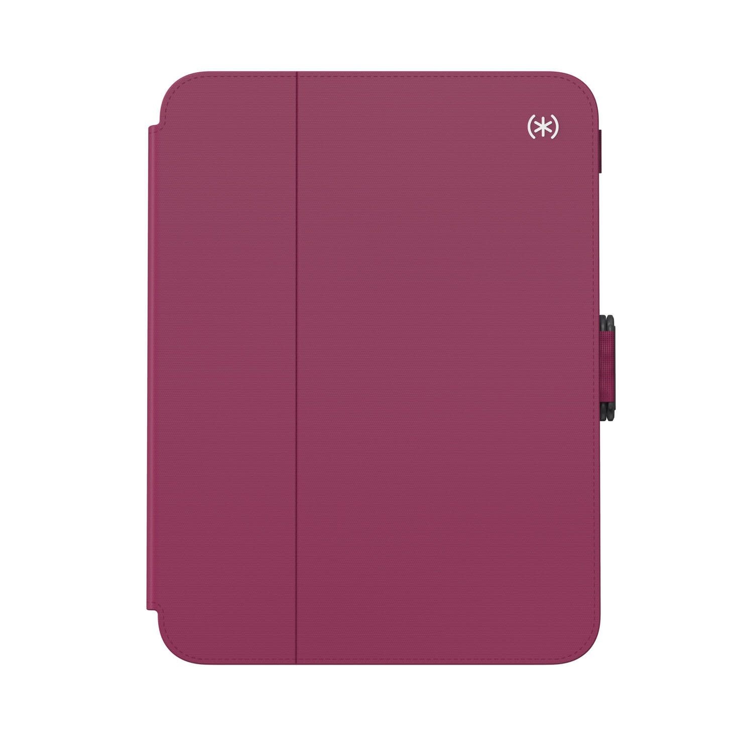 Speck Balance Folio with Microban for iPad mini 6 - Very Berry Red/Slate Gray