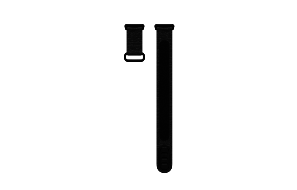 Fitbit Charge 5 Accessory Hook & Loop Band Charcoal - Large