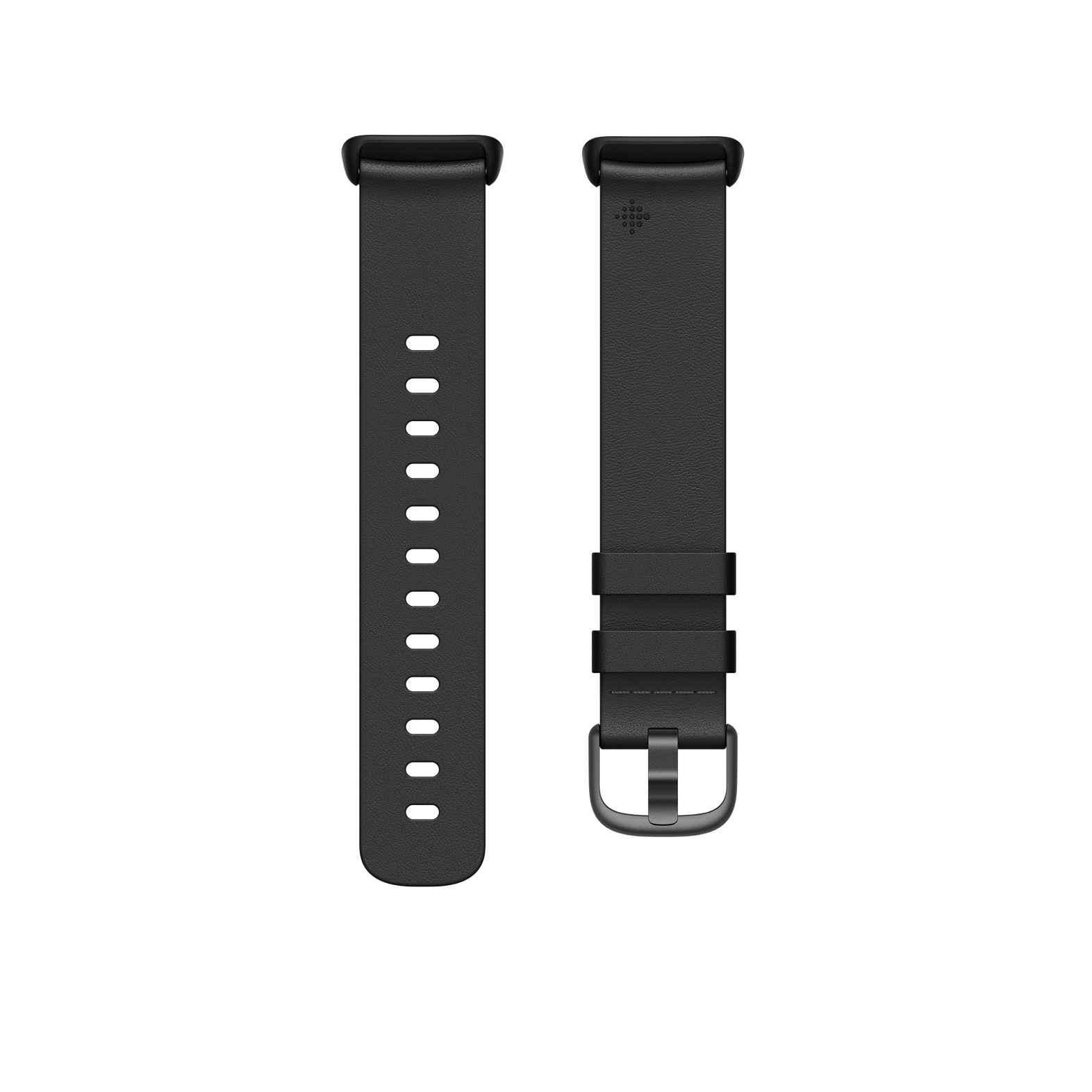 Fitbit Charge 5 Accessory Leather Band Black Large