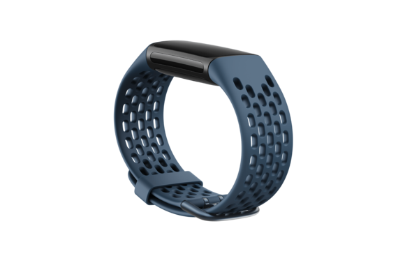 Fitbit Charge 5 Accessory Sport Band Deep Sea Blue - Small WSL